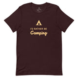 I'd rather be camping.