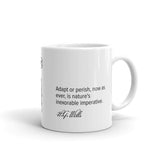 Adapt or perish. —H.G. Wells