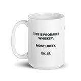 This is probably whiskey.