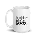 I'm just here for the boos.