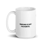 Smiling is my favorite.