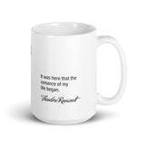 The romance of my life began. —Theodore Roosevelt