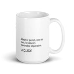 Adapt or perish. —H.G. Wells