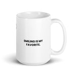 Smiling is my favorite.